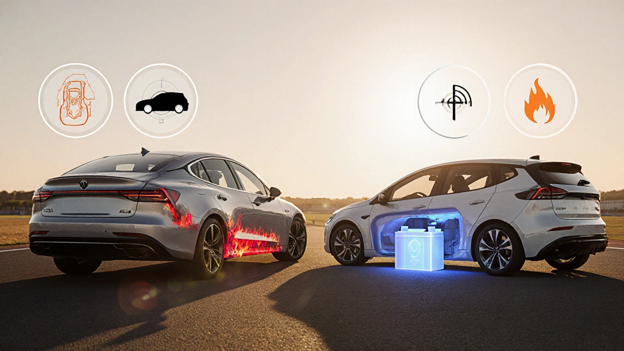 Sind Benzin‑Autos sicherer als Elektroautos? - Vergleich 2025