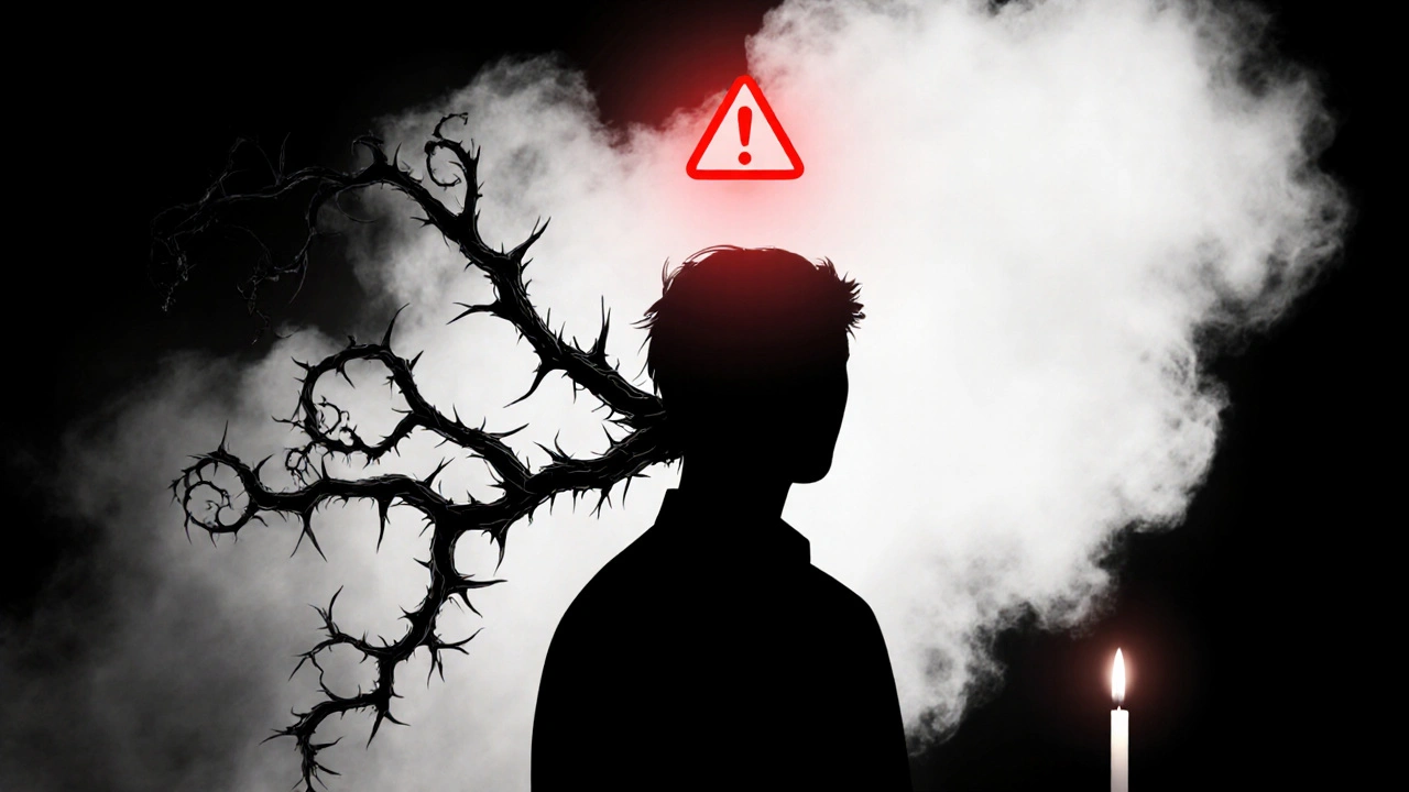 Symbolische Darstellung: Geruch von LPG als warnendes Alarmzeichen statt Gift.