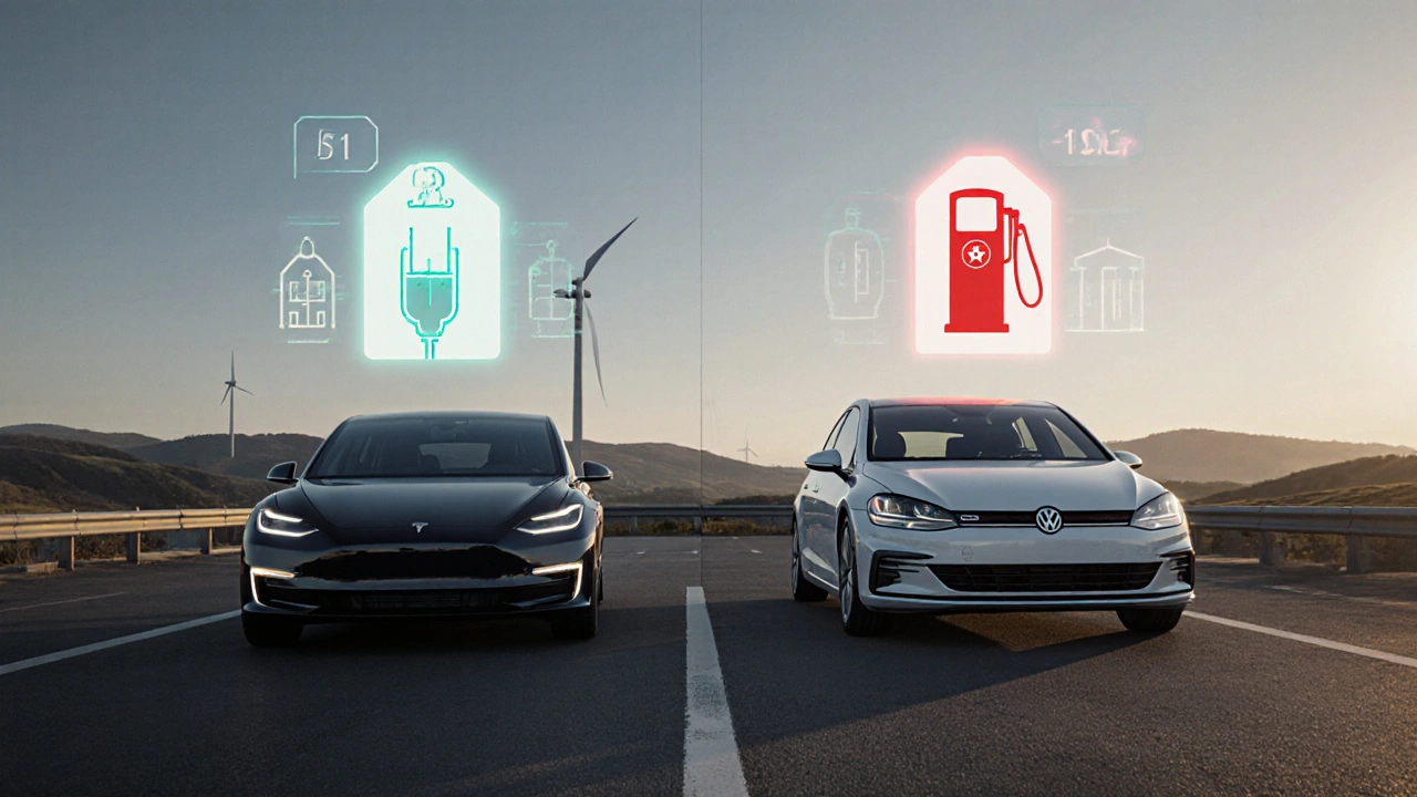 Tesla vs. Benzinauto: Kostenvergleich für die Anschaffung und den Unterhalt