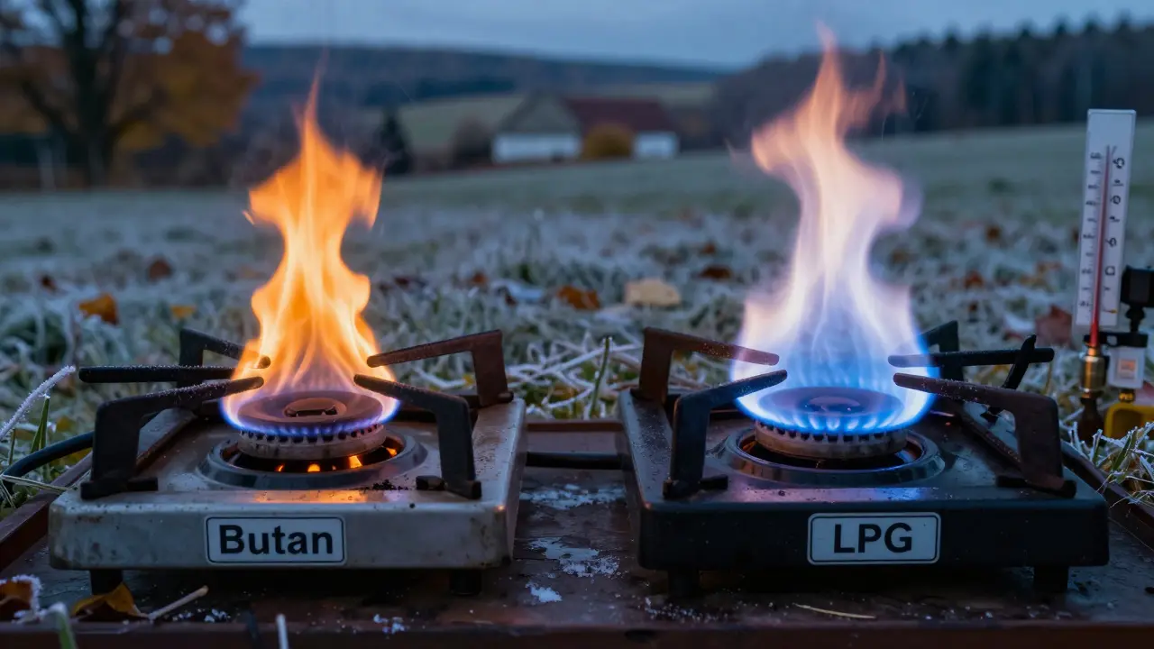Welches brennt heißer: Butan oder LPG?